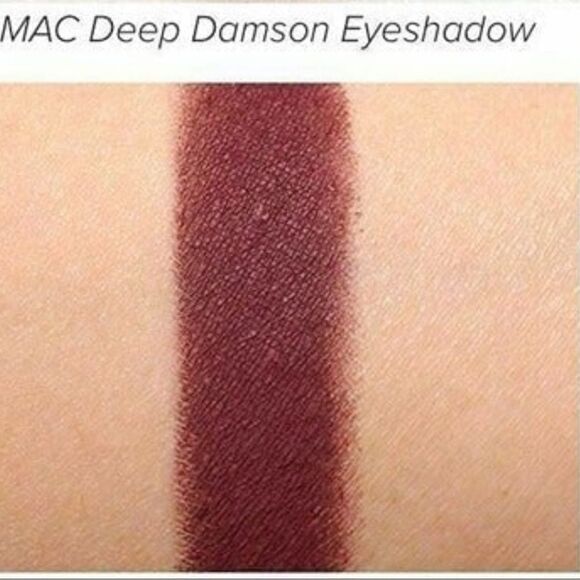 MAC Eyeshadow DEEP DAMSON~Deep Burgundy~Refill Pan~Discontinued RARE NEW - Picture 5 of 5